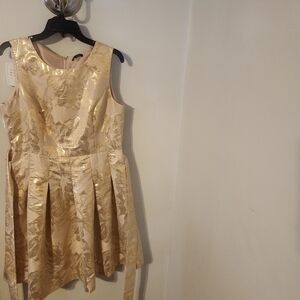 Women's Tommy Hilfiger Gold dress size 12